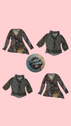 Y2K Grunge Core Poly Blouses