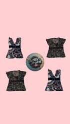 Y2K Toxic Angel Poly Blouses