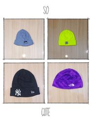 JA 0416 Vintage Mix Branded Beanies