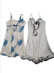 Printed slip dress -15p -29/8/25