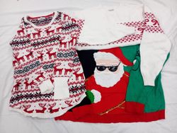 IQ0584 Y2K  Christmas Sweaters