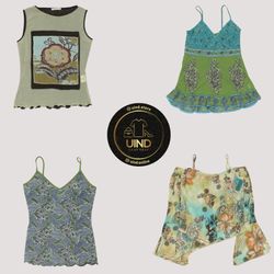 Y2K “Flower on the Seabed” Tops