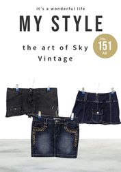 Gonna in denim Y2K (AB 151)
