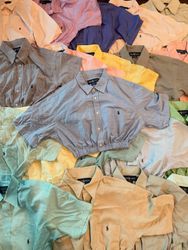 Ralph Lauren upcycled cropped tops