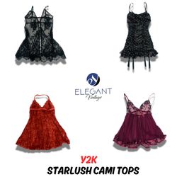Y2K Starlush Cami Tops - EV0891