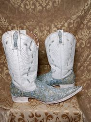 #288 Stivali da cowboy western vintage di lusso