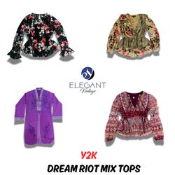 Y2K Dream Riot Mix Tops - EV0896