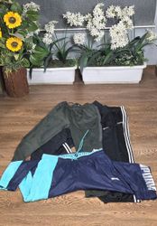 Track & nylon trouser branded