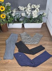 Branded cotton pants