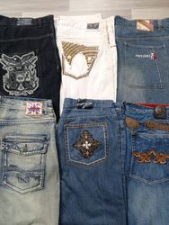 HD1120 Uomini Jeans Baggy Designers Oversized - 12..