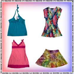 Neon Popsicle Collection tops, dresses, skirts (SS..