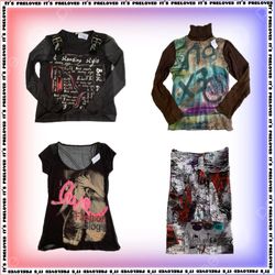 Artsy Grunge tops (SS-1203)