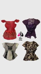 Y2k Bohemian Style Blouse  (M-086)