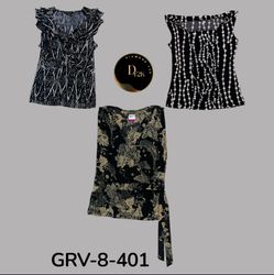 Stylische schwarze und weiße Bluse – Kurzarm Y2K i..