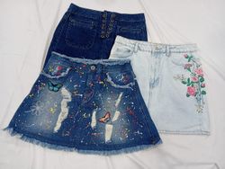 IQ0598 Y2K Playful Mini Skirts