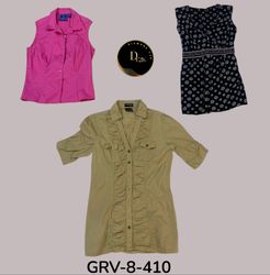Mix Cotton Short Sleeve Blouse – Casual Y2K Inspir..
