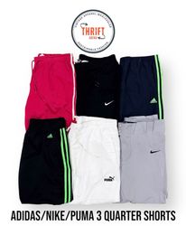 T938 Nike/Adidas/Puma 3 Quarter Shorts