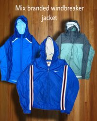 Mix branded windbreaker jacket