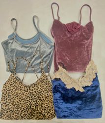 The Velvet & Lace Y2K Cami Tops (vr-149)