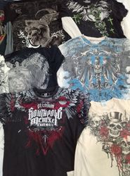 CR5020 VINTAGE SKULL T-SHIRTS