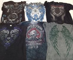 CR5022 VINTAGE SKULL T-SHIRTS