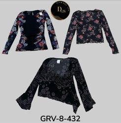 Blouse à manches longues imprimée de fleurs – Styl..