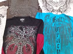 CR5023 VINTAGE SKULL T-SHIRTS