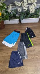 Mix branded sport shorts