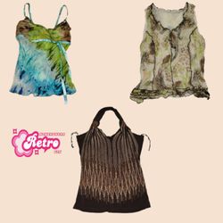 Y2K Grunge FairyCore Tops Mix