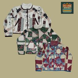 SS25 Upcycled Quilt Jacket