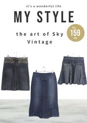 Y2K Denim Skirt (AB 159)