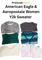 Women’s American Eagle & Aeropostale Y2K Sweater B..