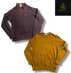 Timeberland und ll bean Pullover mit halbem Reißve..