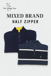 Mixed Brand Half Zipper: Nautica, Tommy & gap