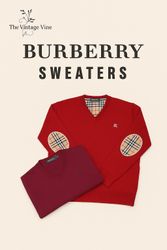 Burberry sweaters
