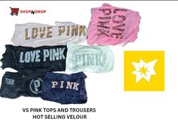 🔥 VS PINK velour Tops and Trousers 🔥