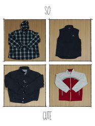 JA 0468 Chaqueta de Mezcla Vintage de Marca