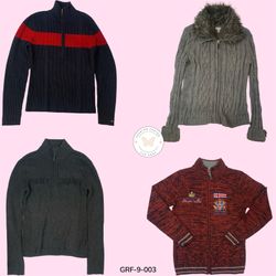 Pull en tricot à fermeture éclair quart Y2K – Styl..