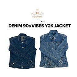 Giacca Denim Vibes Anni '90 Y2K