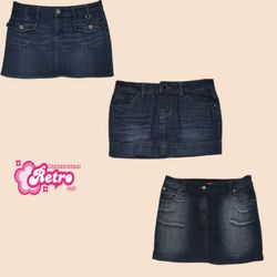 Y2K Unique Denim Mini Skirt (Sep-17)