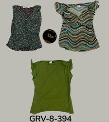 Women’s Mix Short Sleeve Blouse – Premium Quality,..