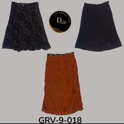 Damen Brauner Polyrock – Stylischer & Bequemer Sch..