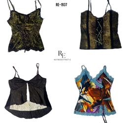 Top Cami Tonalità Terrosa Y2K (RE-1937)