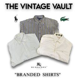 Tommy Lacoste und Burberry Hemden