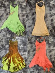 Y2K Fairycore Boho Handkerchief Hem Kleid Bundle –..