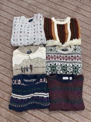 Mix branded sweaters