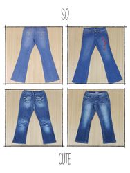 JA 0455 Y2K Ladies Embellished Flared Jeans