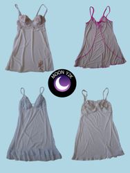 Y2K angel white sheer lingerie tops mix (M-592)