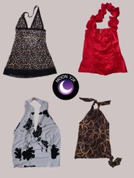 Y2K haulter tops mix (M-601)