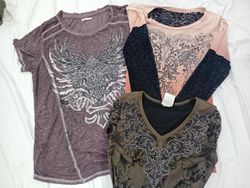 IQ0629 Y2k Skull Baby Tees